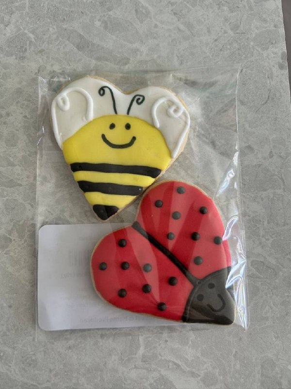 Bee and Ladybug Cookies